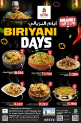 Page 1 in Biryani Festival Offers at Nesto Oman