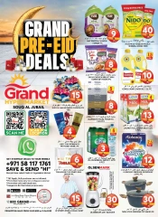 Page 1 in Pre Eid Surprise Deals at Grand Hypermarket UAE
