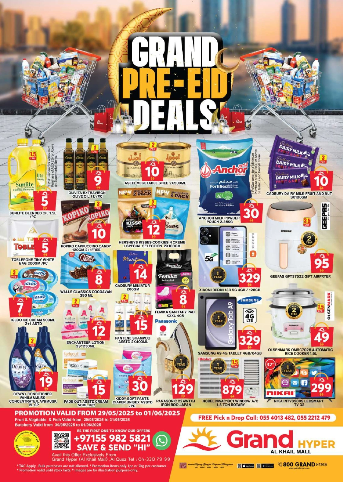 Page 1 in Pre Eid Surprise Deals at Grand Hypermarket UAE