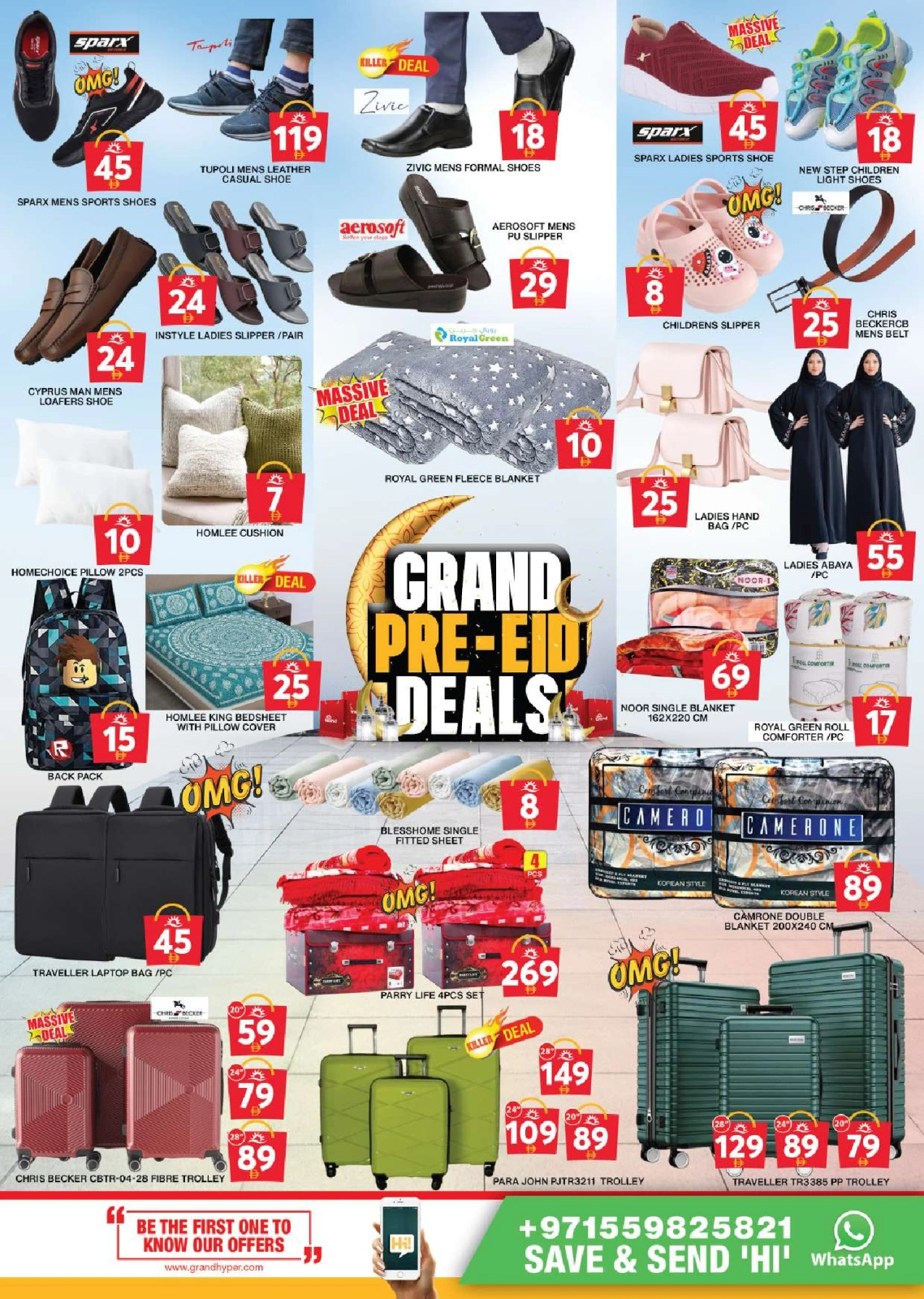 Page 12 in Pre Eid Surprise Deals at Grand Hypermarket UAE