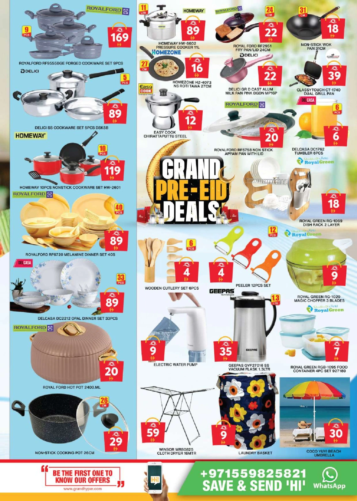 Page 13 in Pre Eid Surprise Deals at Grand Hypermarket UAE