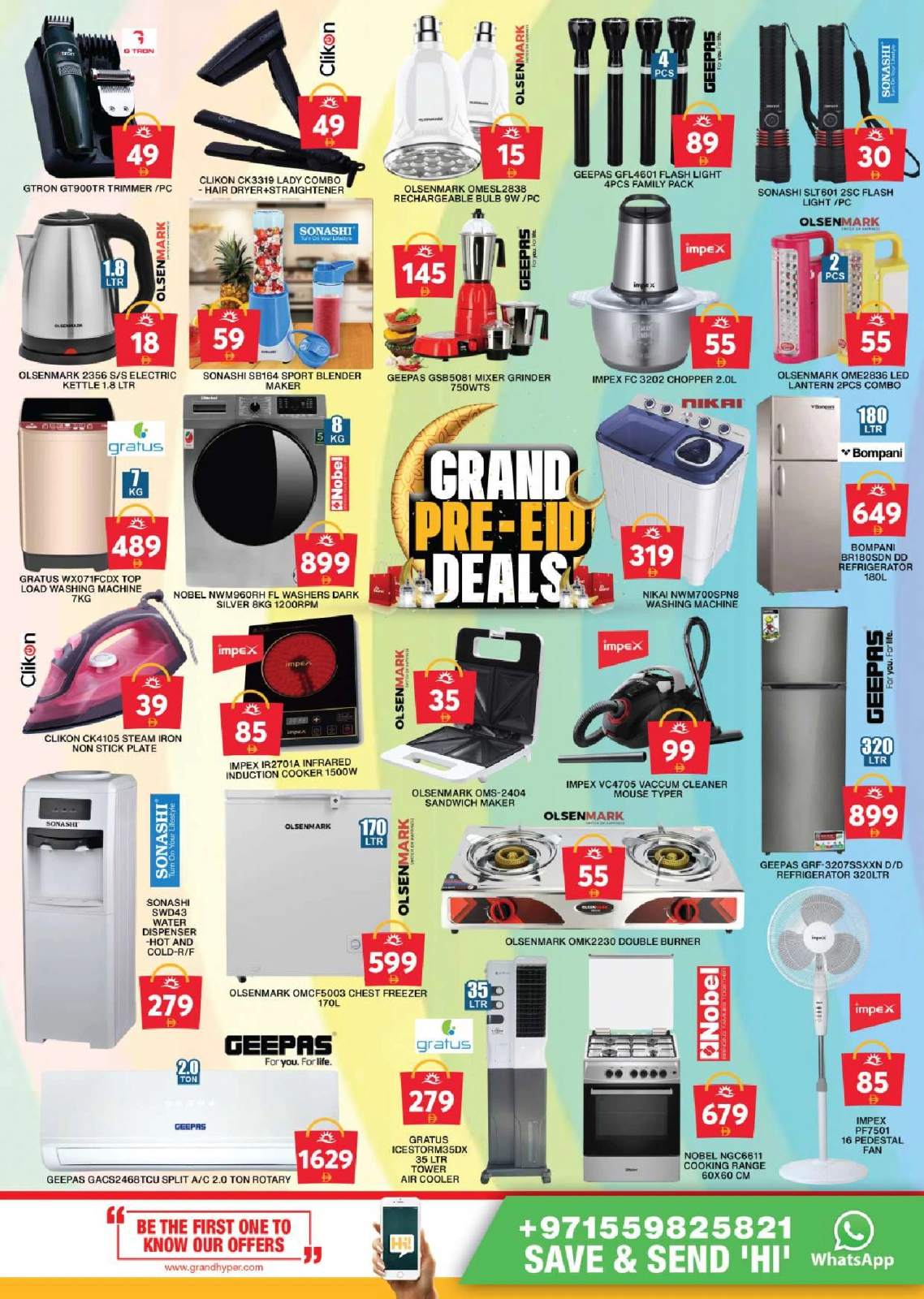 Page 16 in Pre Eid Surprise Deals at Grand Hypermarket UAE