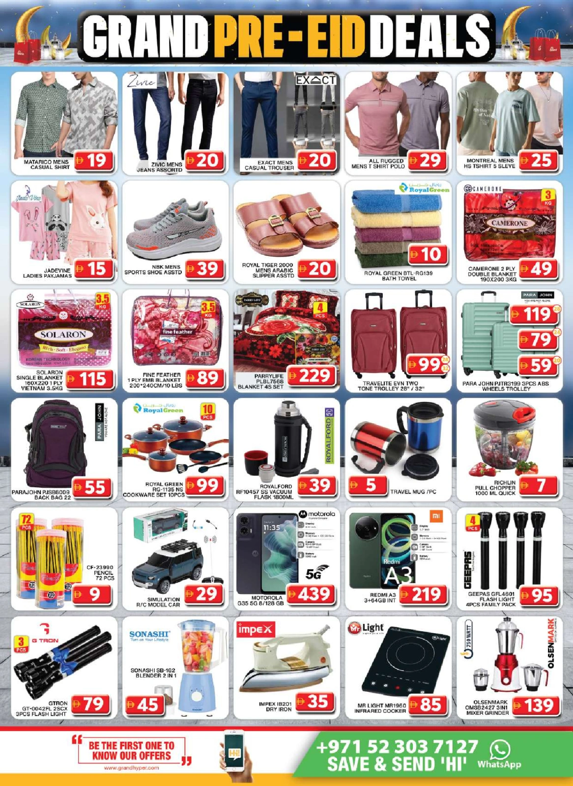 Page 18 in Pre Eid Surprise Deals at Grand Hypermarket UAE