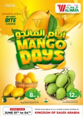 Page 1 in Mango Days Offers at Al Wafa Hypermarket Saudi Arabia