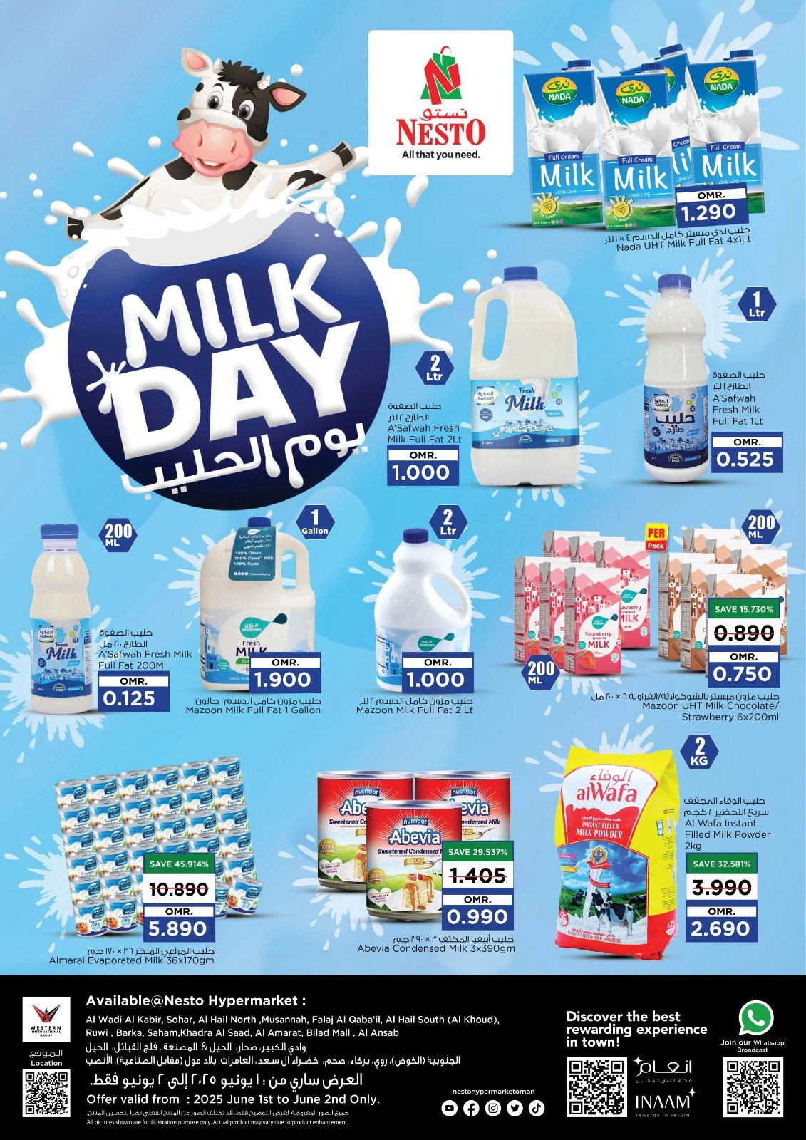 Página 1 en Día Mundial de la Leche en Nesto Oman