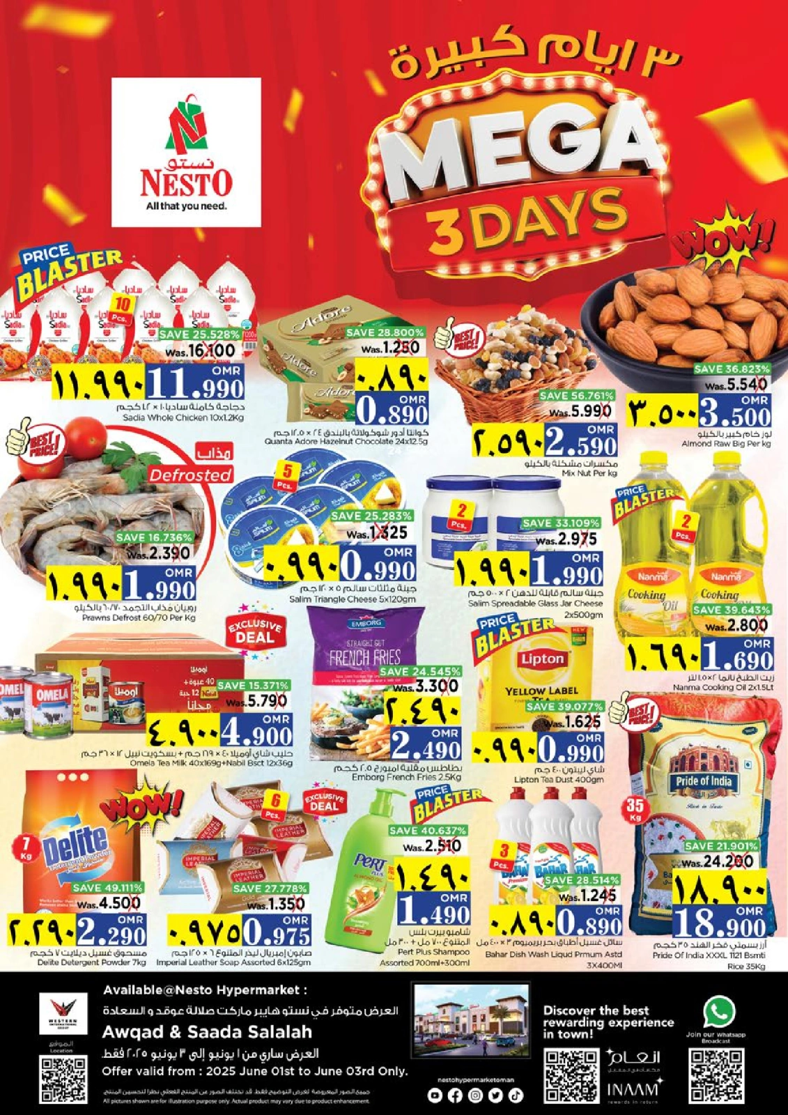 Page 1 in Big 3 Days Offers at Nesto Oman