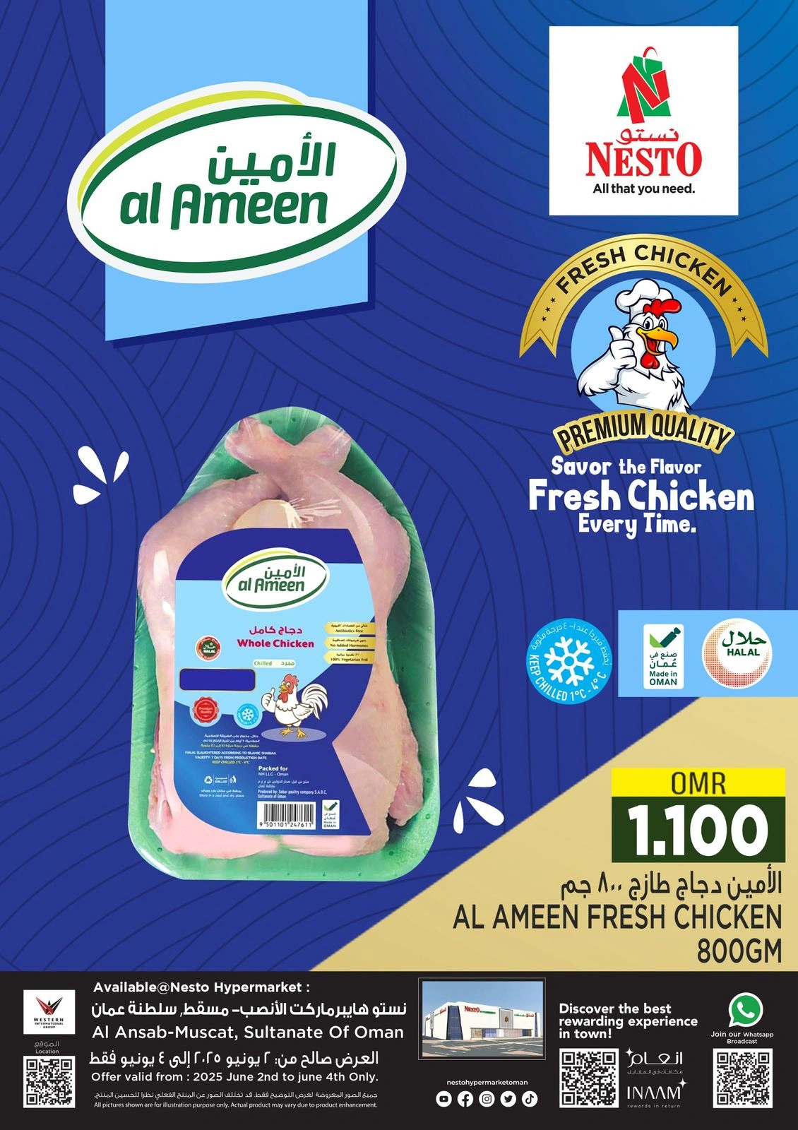 Page 1 in Chicken offers at Nesto Oman