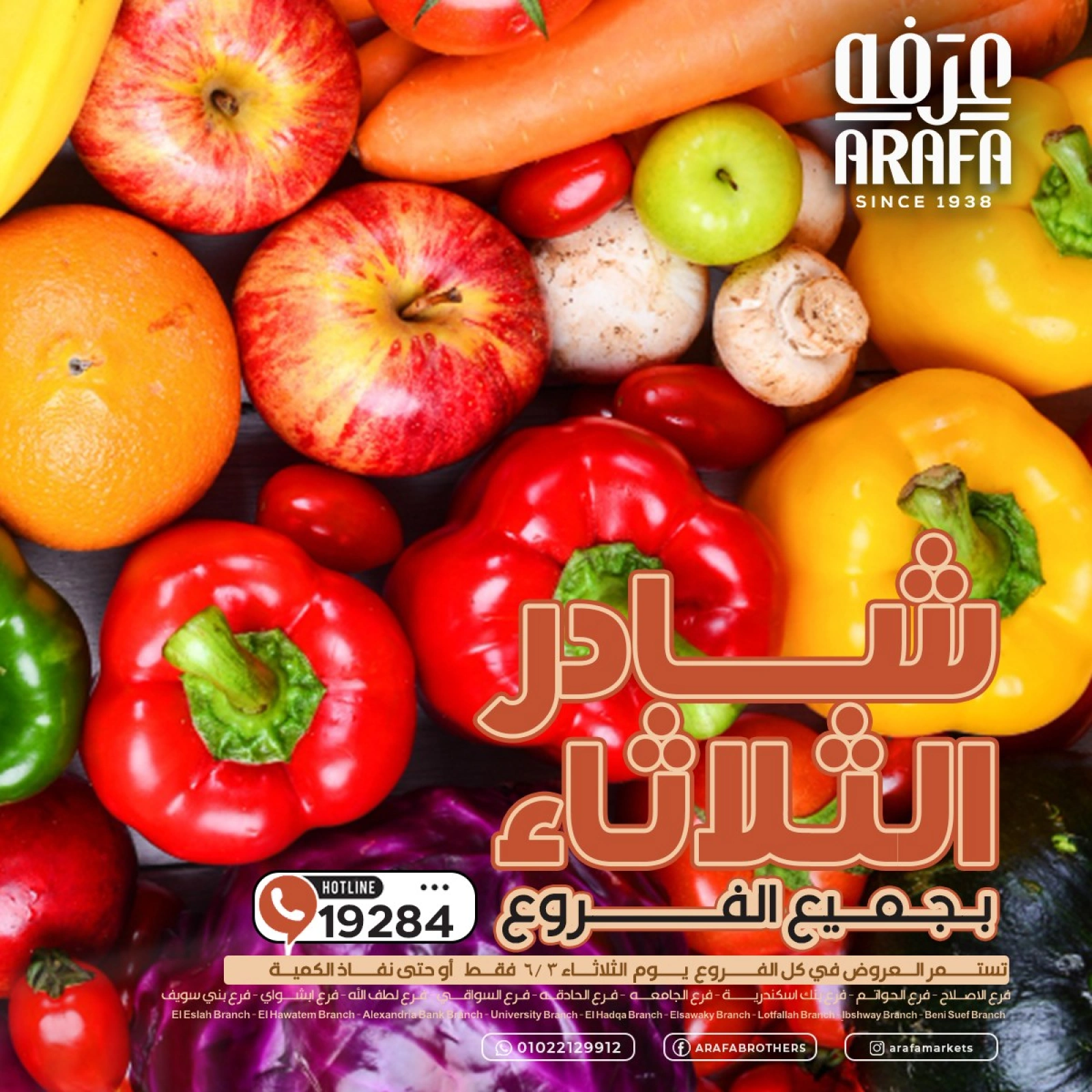Page 1 in Offers of vegetables and fruits at Arafa market Egypt