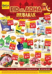 Page 1 in Eid Al Adha Mubarak offers at Gala supermarket UAE