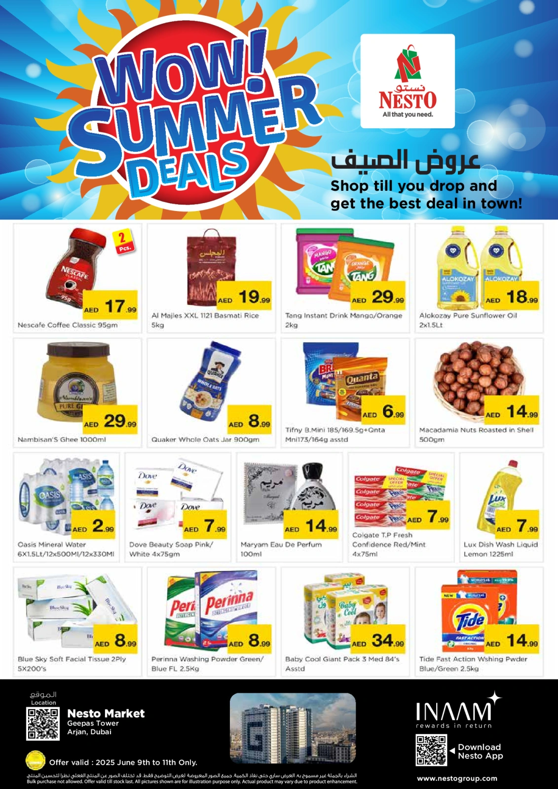 Página 1 en Ofertas de verano en Al Arjan en Nesto Emiratos Árabes Unidos