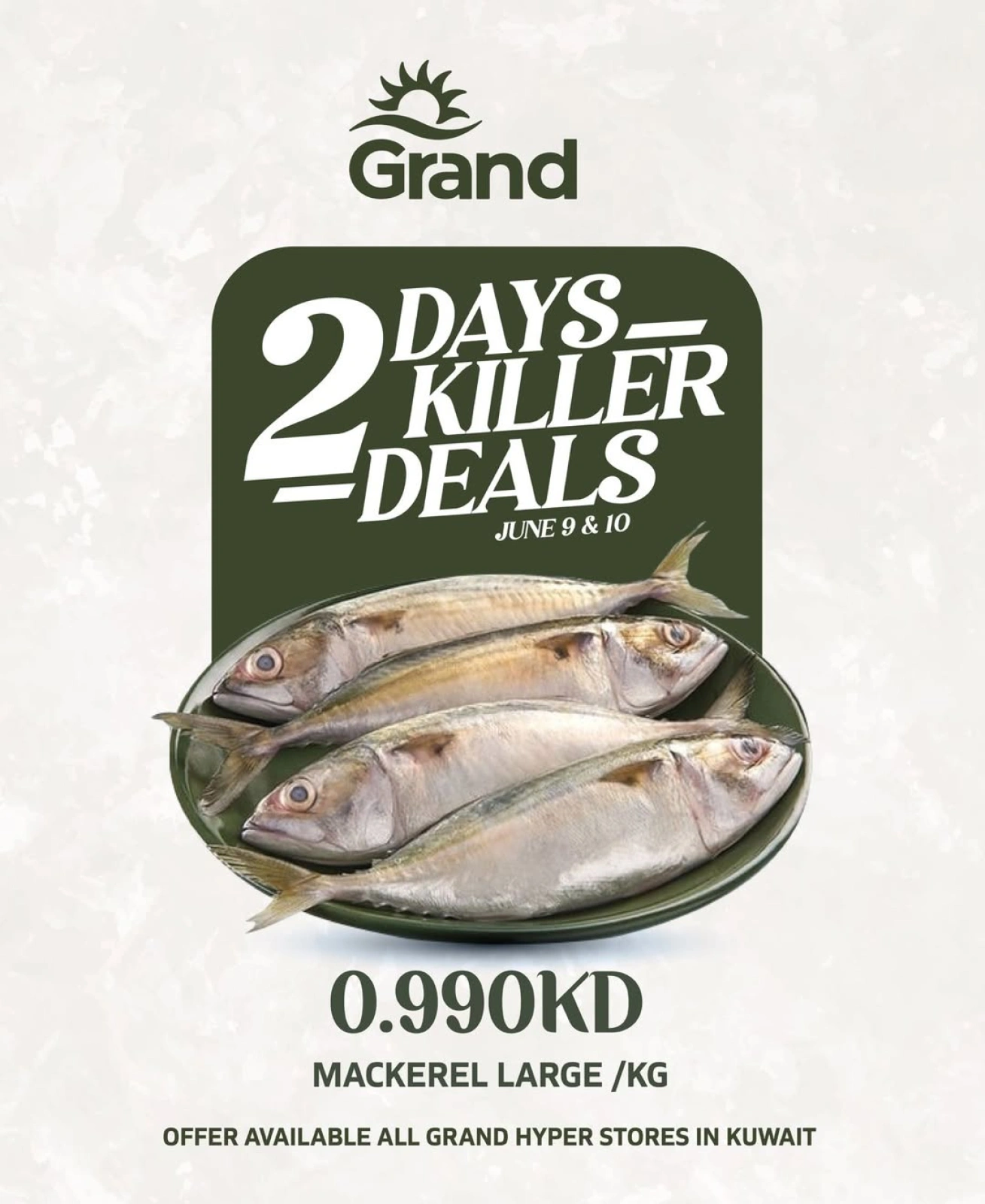 Page 1 in Seafood Deals at Grand Hypermarket Kuwait