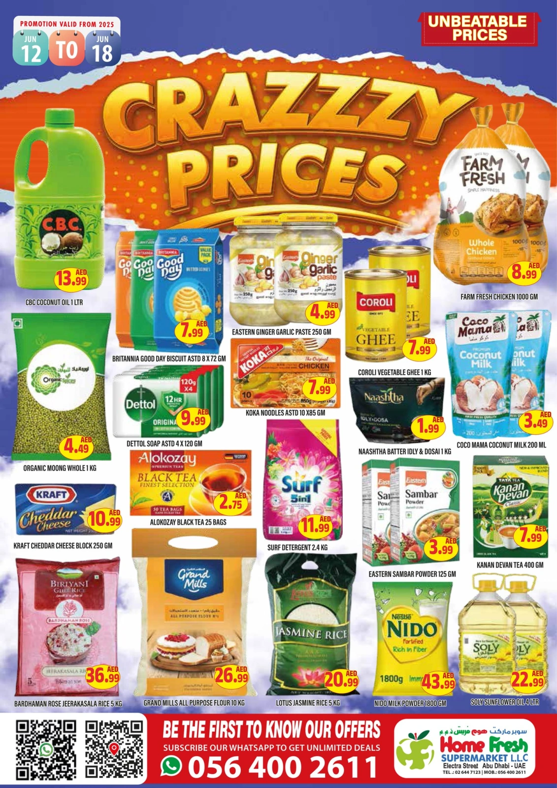 Page 1 in Crazy Prices at Home Fresh supermarket UAE