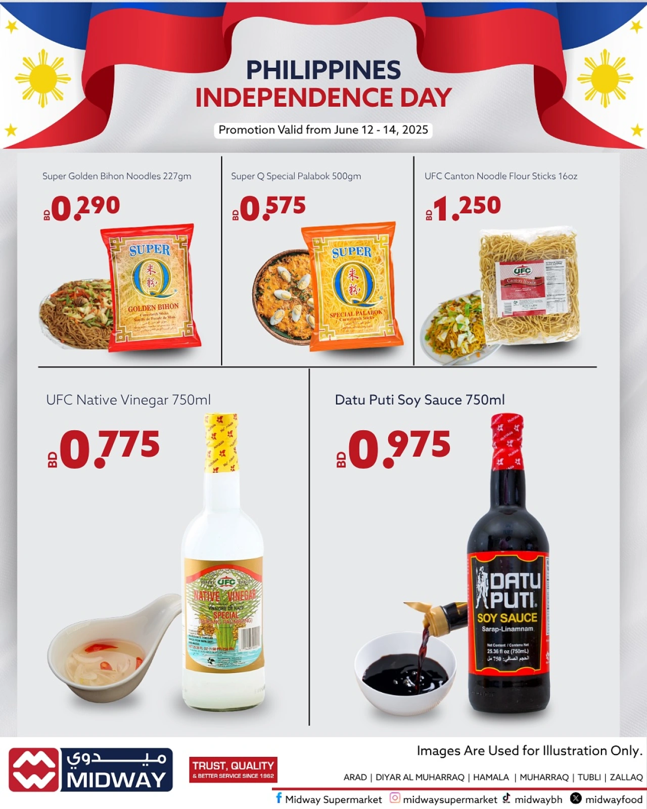 Page 1 in Philipine Independence Day offers at Midway supermarket Bahrain