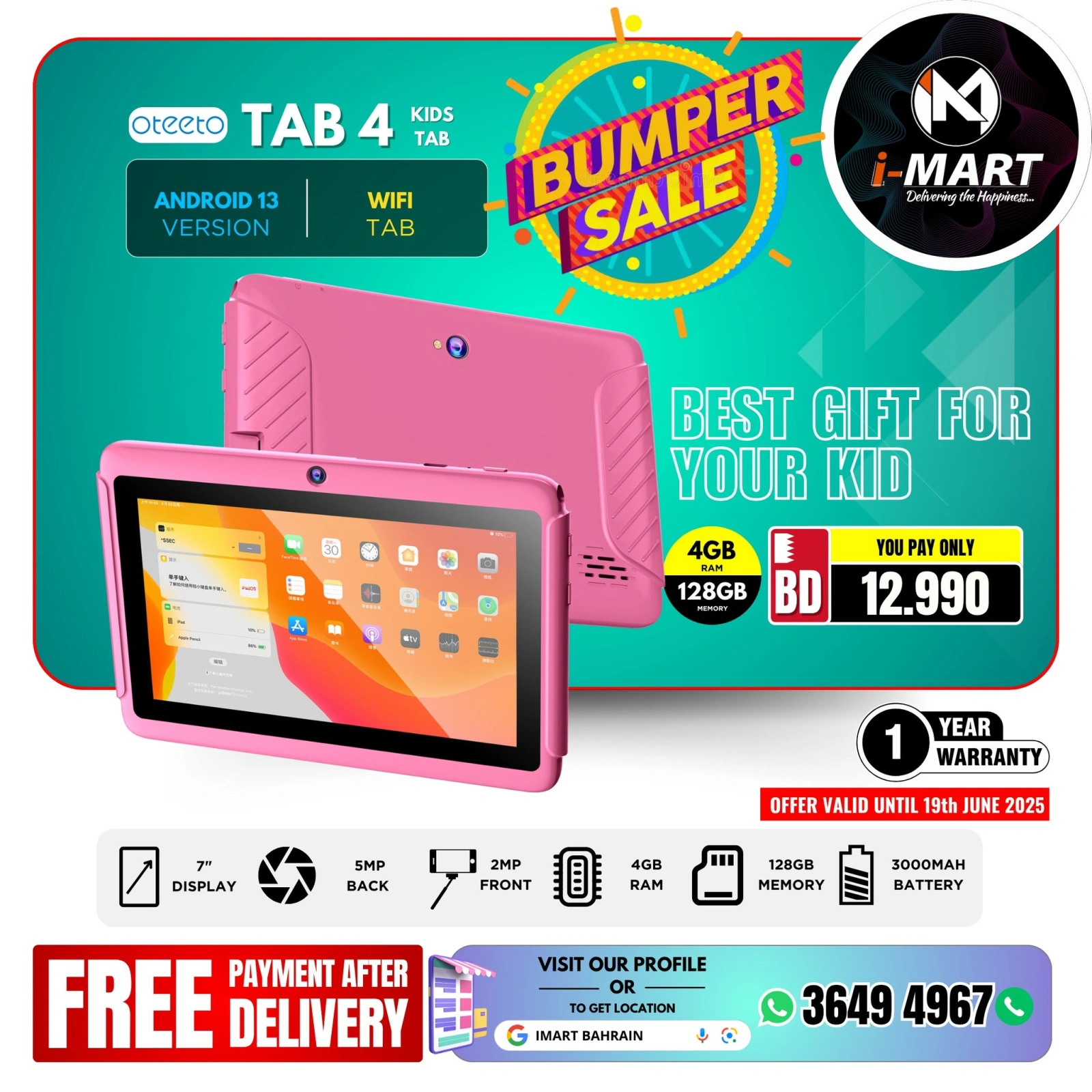 Page 40 in Bumper Offers at i Mart Bahrain