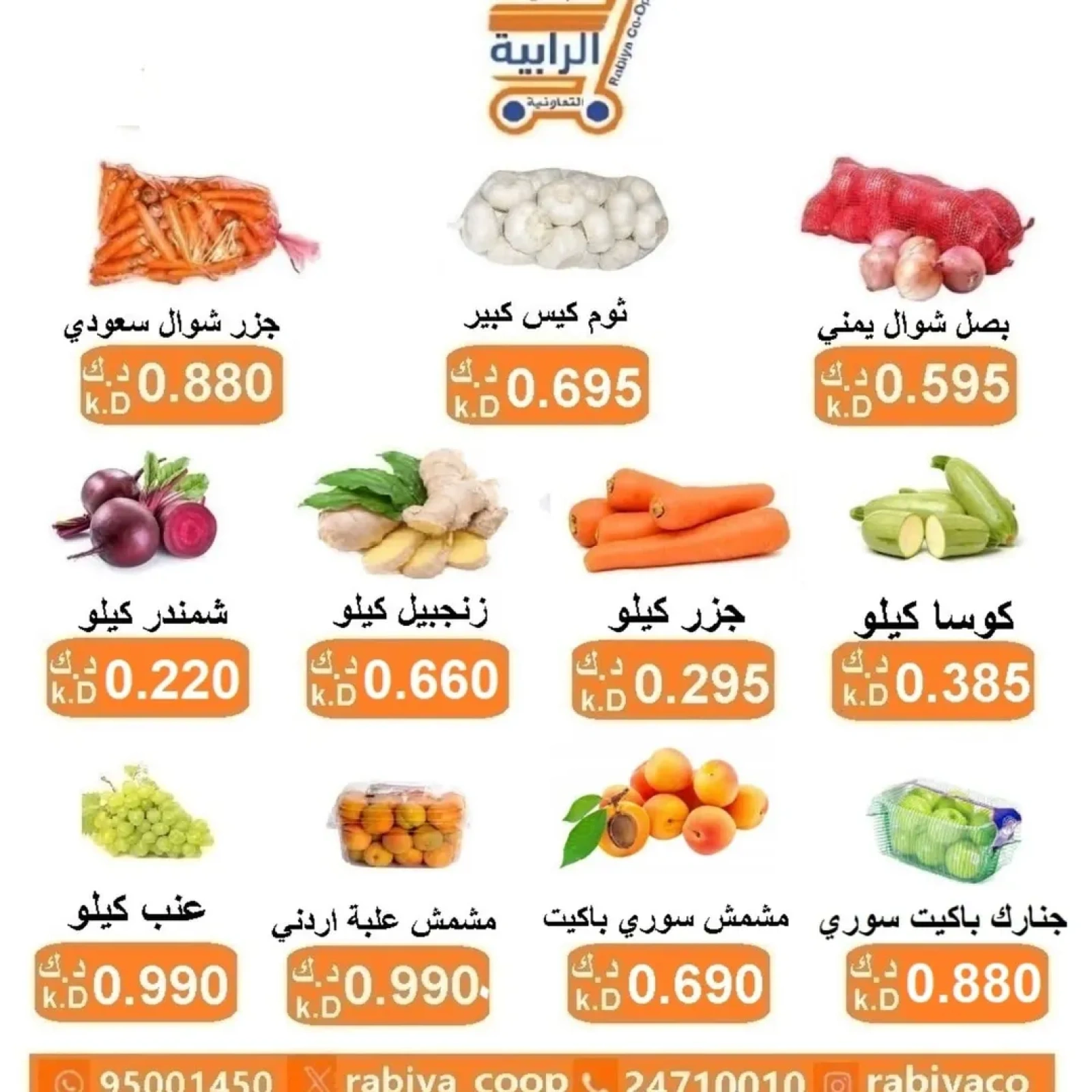 Page 3 |Vegetable and fruit offers at Rabiya co-op Kuwait