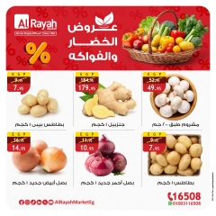 Page 1 in Vegetable and fruit offers at Al Rayah Market Egypt