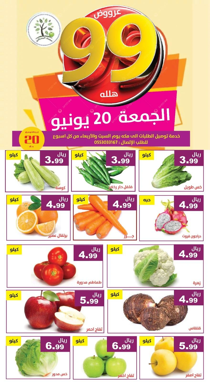 Page 3 in 99 halala offers at Hasad Albasatin Saudi Arabia