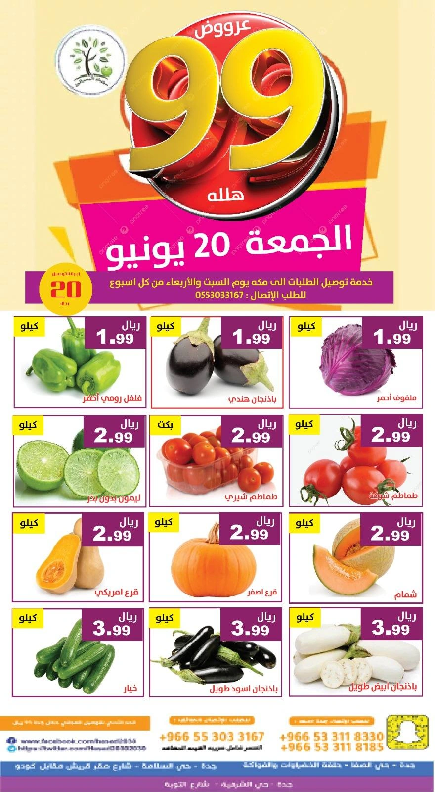 Page 2 in 99 halala offers at Hasad Albasatin Saudi Arabia