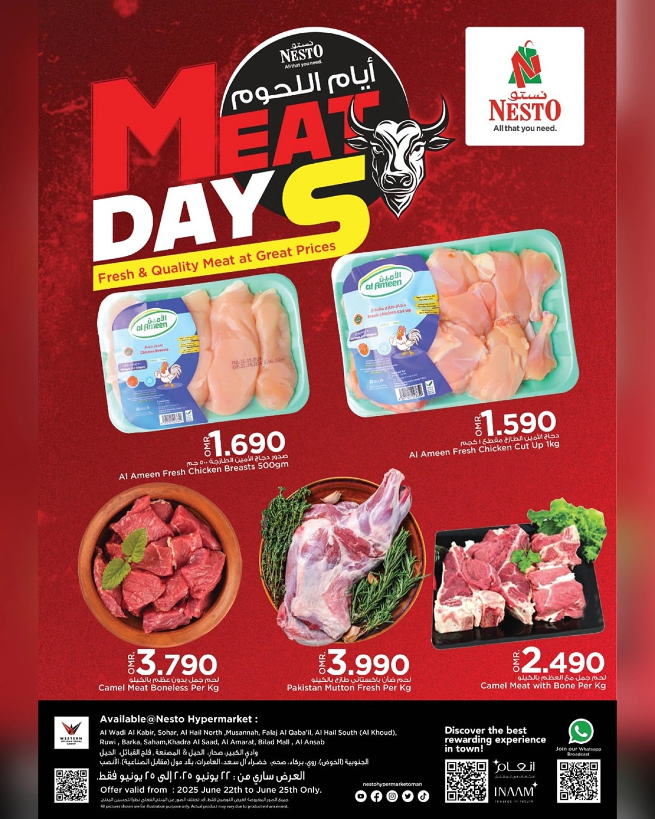 Page 1 in meat days offers at Nesto Oman