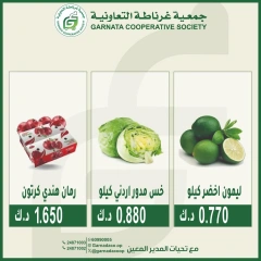 Page 3 |Vegetable and fruit offers at Garnata co-op Kuwait