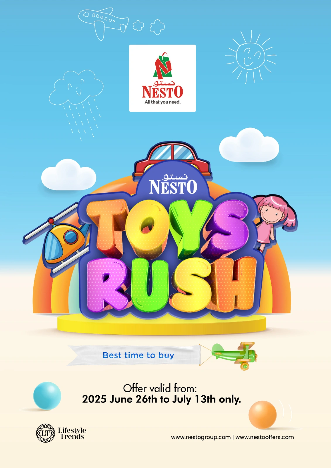 Page 1 in TOYS RUSH Deals at Nesto UAE