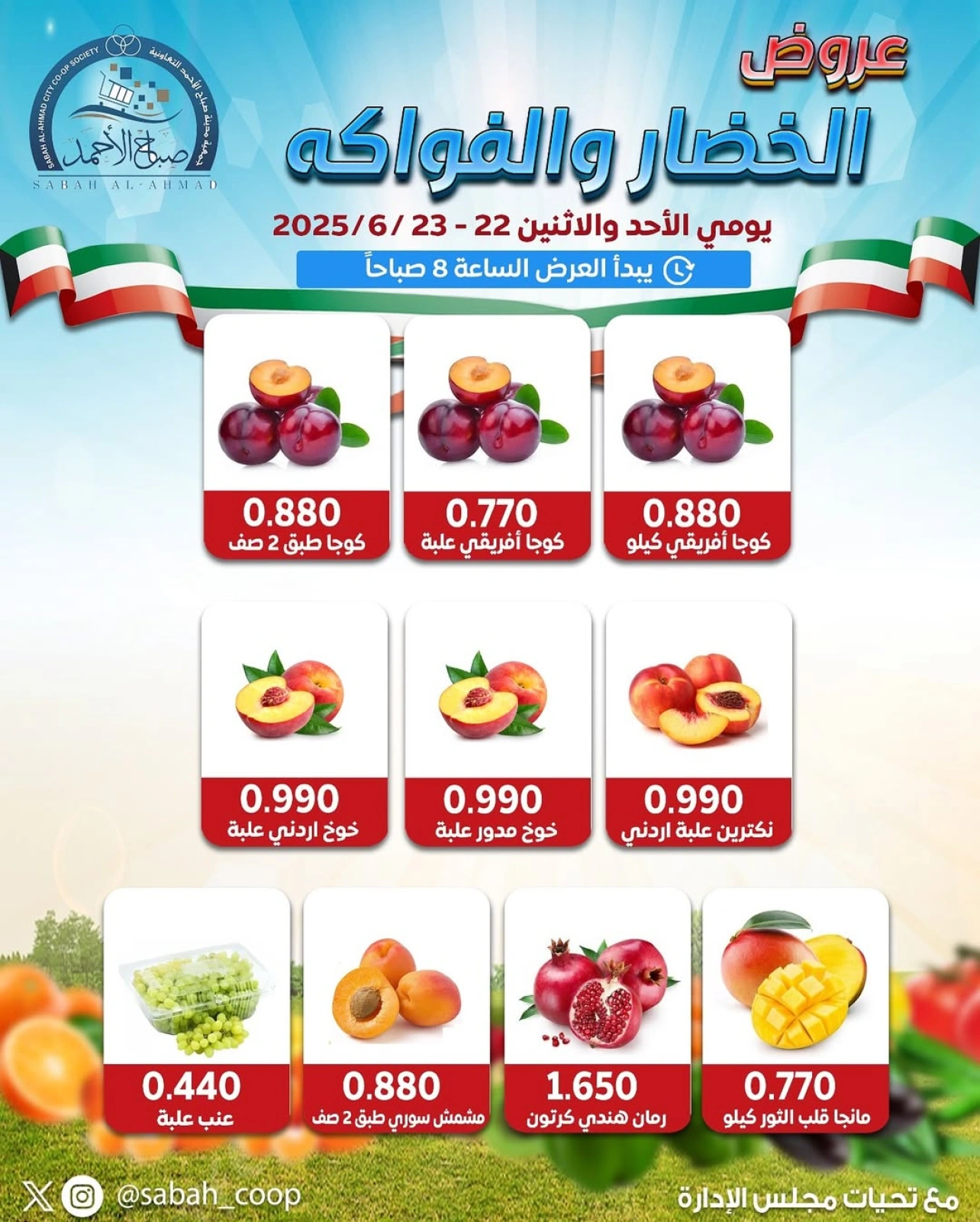 Page 4 |Vegetable and fruit offers at Sabah Al Ahmad co-op Kuwait