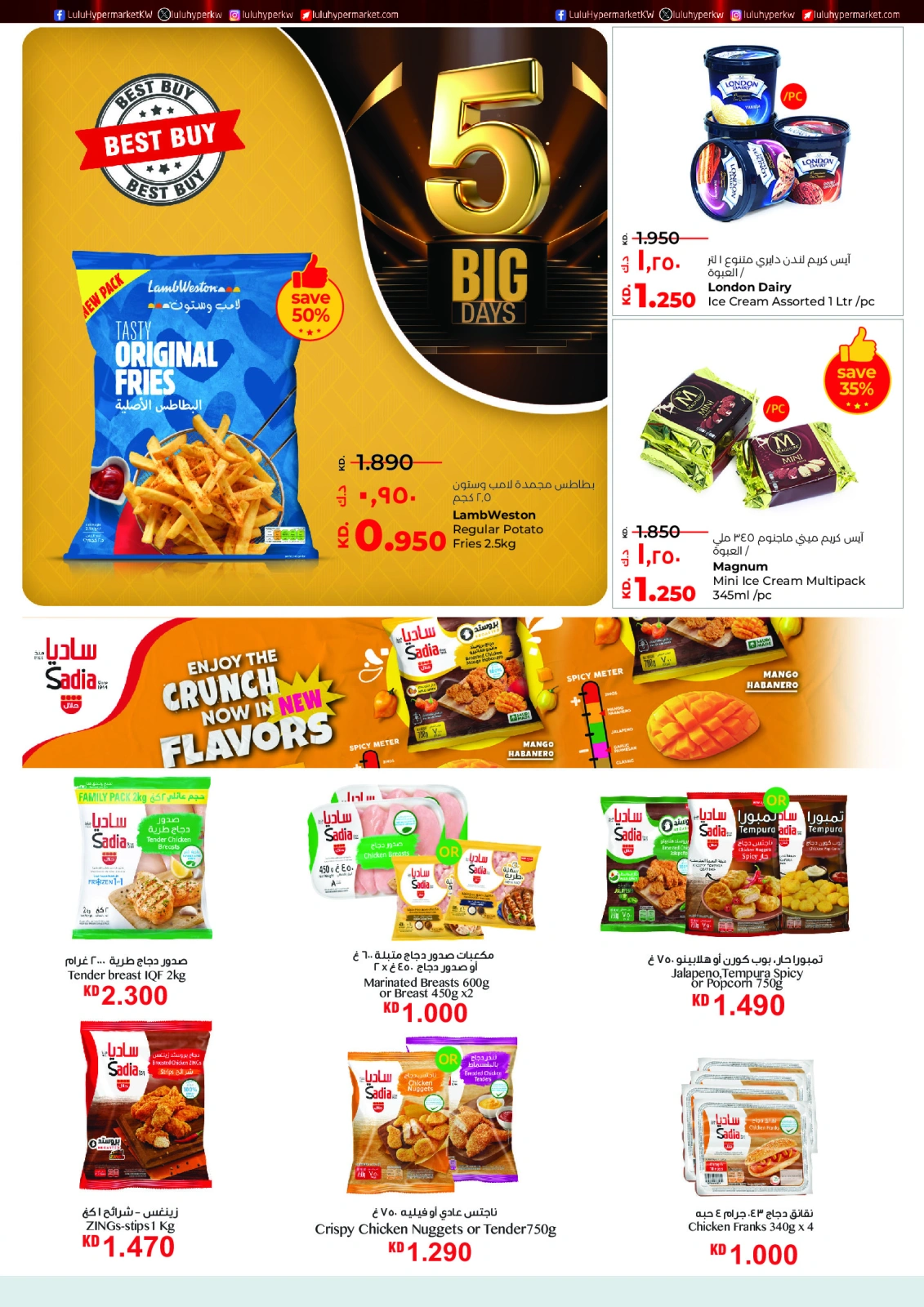 Page 13 |Big 5 Days Sale Booklet at lulu Kuwait