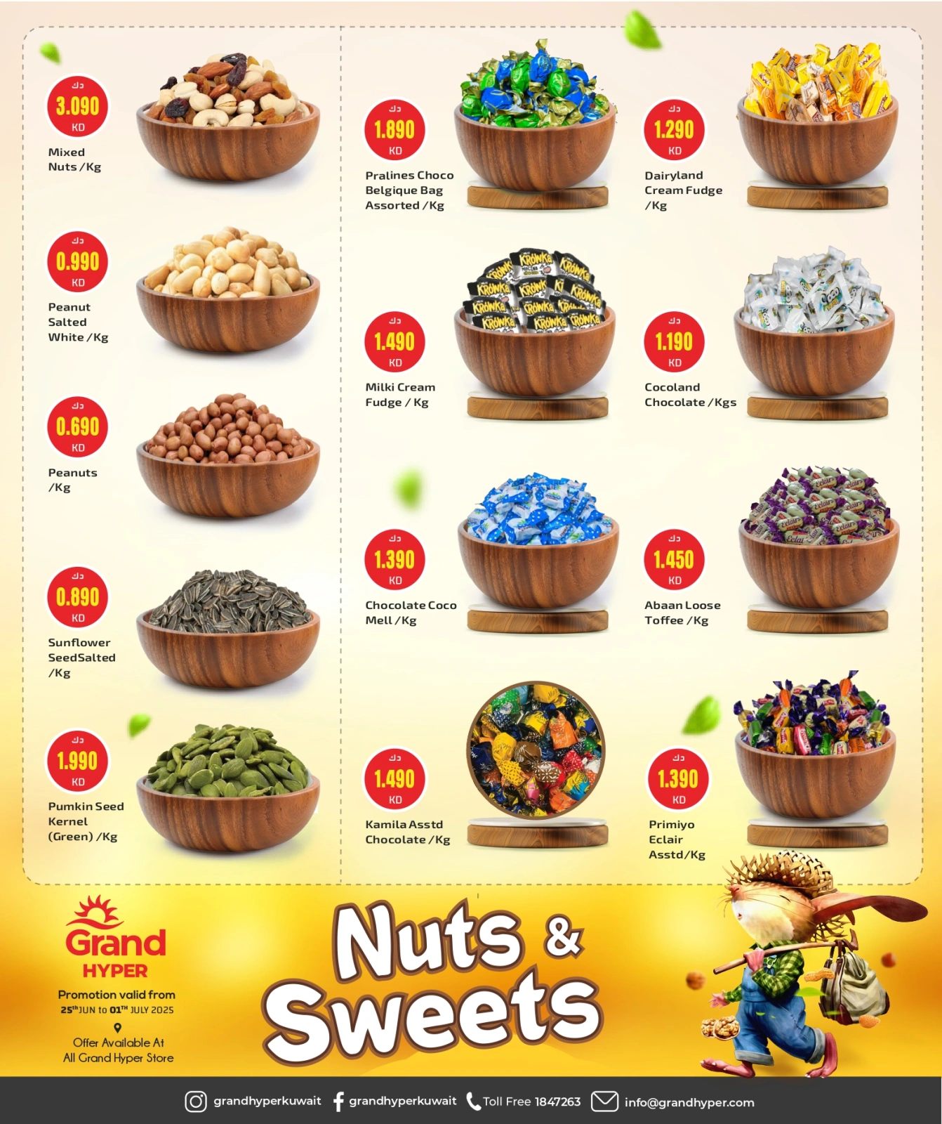 Página 2 |Ofertas del Festival de Frutos Secos y Dulces en Grand hipermercado Kuwait