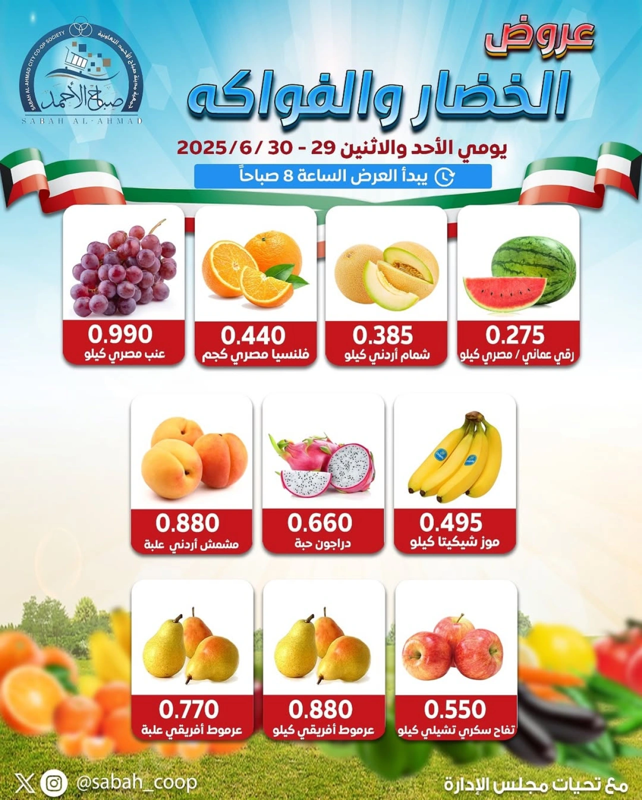 Page 3 |Vegetable and fruit offers at Sabah Al Ahmad co-op Kuwait