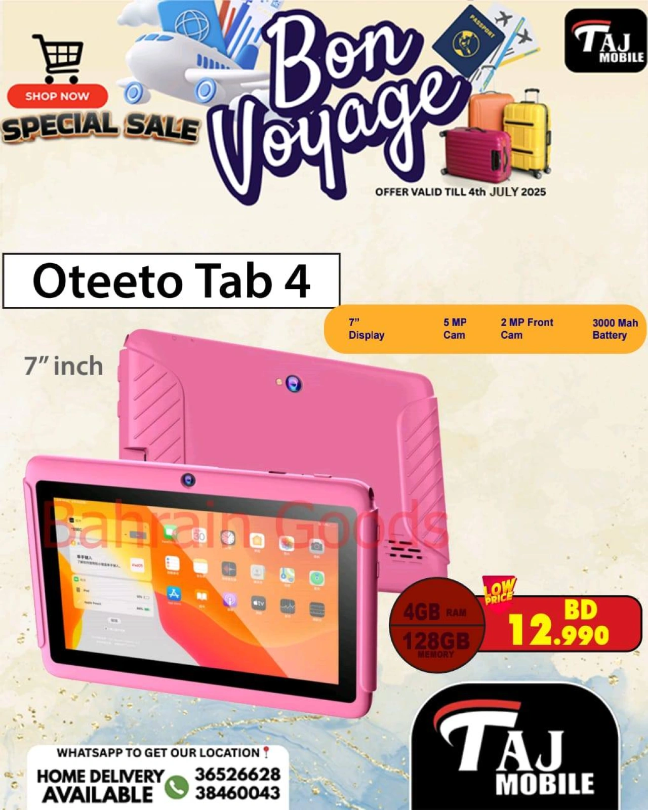 Page 49 |Bon Voyage offers at Taj Mobiles Bahrain