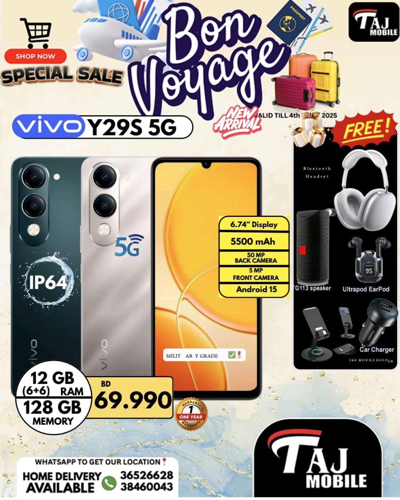 Page 21 |Bon Voyage offers at Taj Mobiles Bahrain