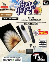 Page 3 |Bon Voyage offers at Taj Mobiles Bahrain