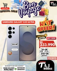 Page 1 |Bon Voyage offers at Taj Mobiles Bahrain