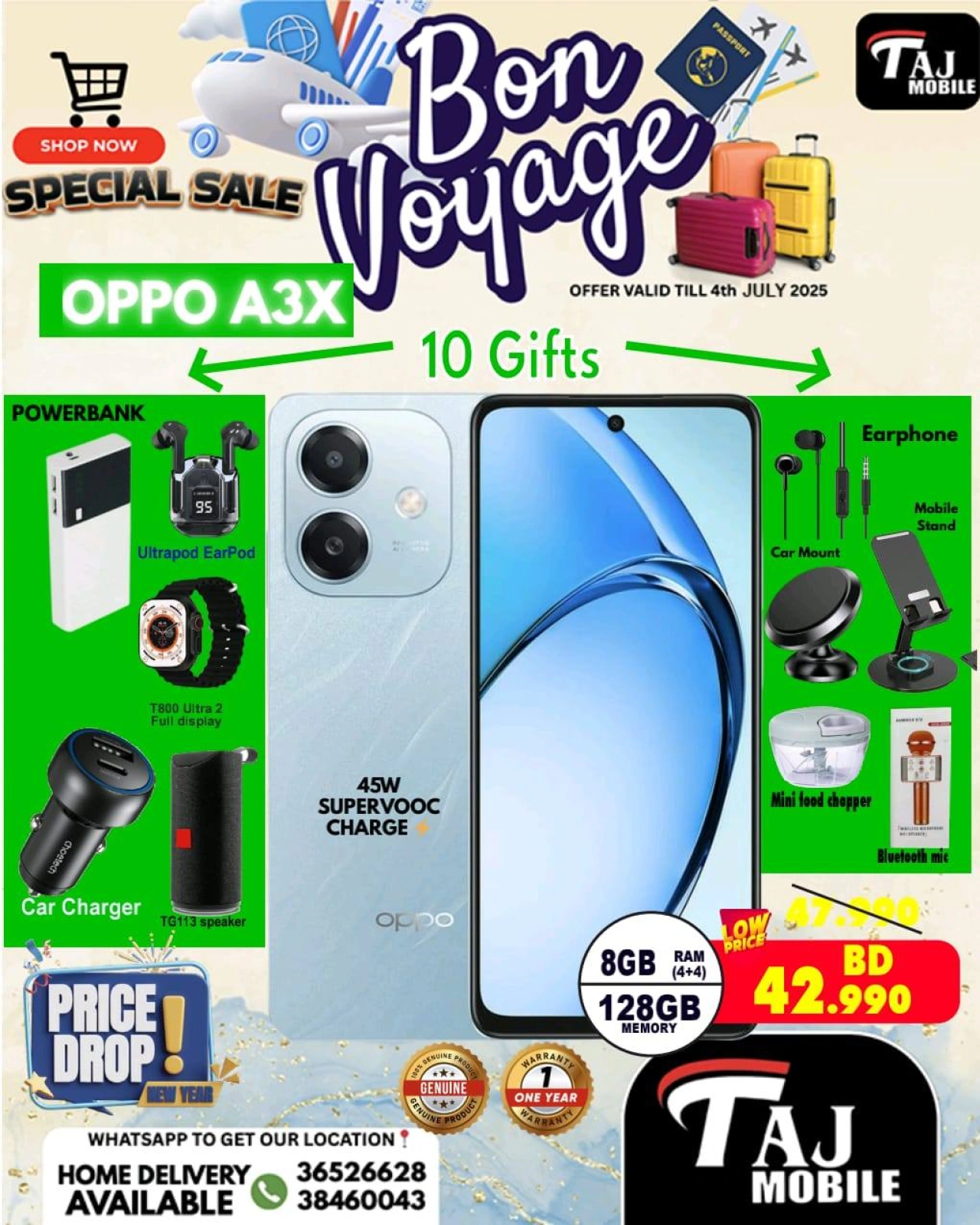 Page 16 |Bon Voyage offers at Taj Mobiles Bahrain