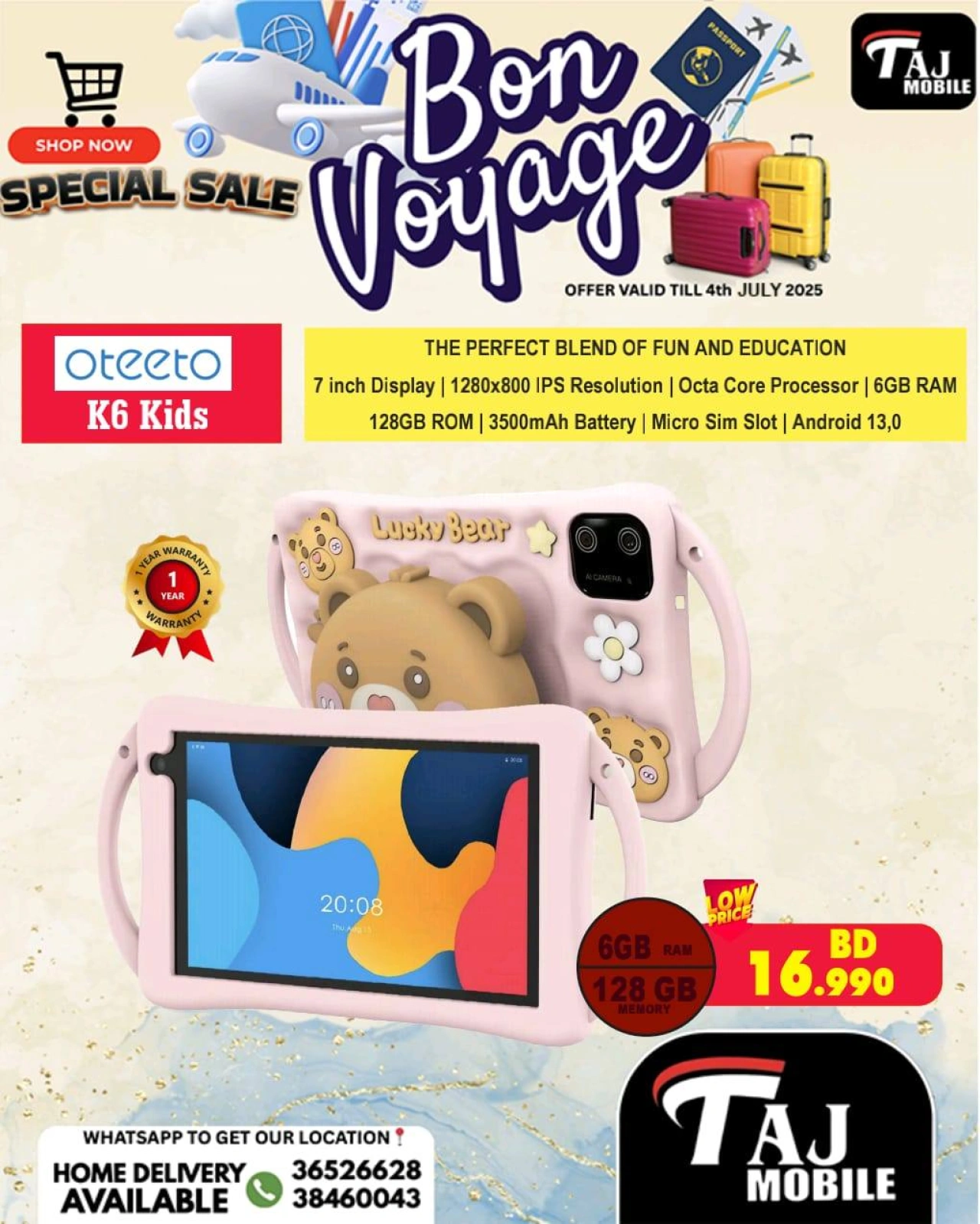 Page 52 |Bon Voyage offers at Taj Mobiles Bahrain