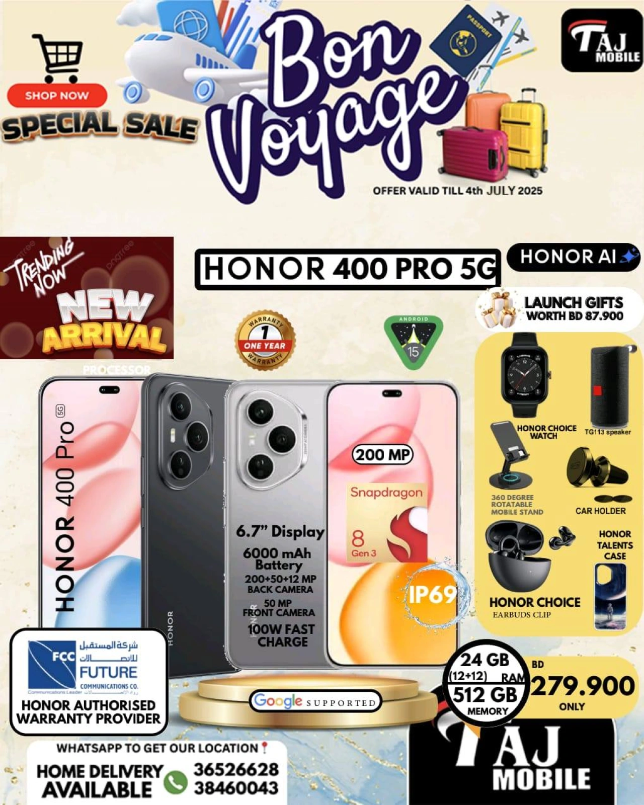Page 45 |Bon Voyage offers at Taj Mobiles Bahrain