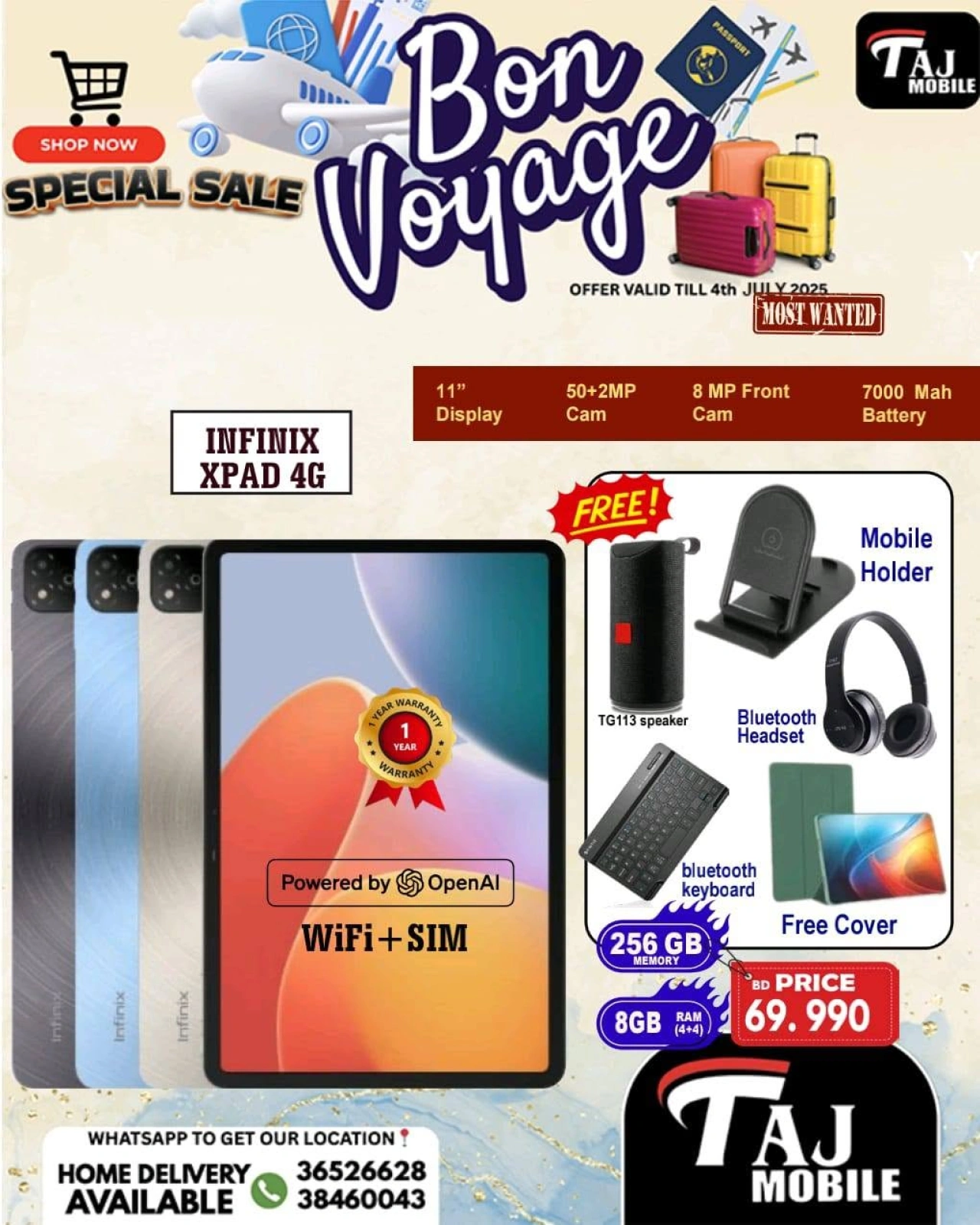 Page 15 |Bon Voyage offers at Taj Mobiles Bahrain