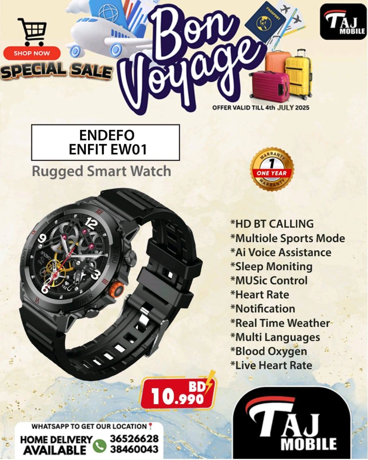 Page 58 |Bon Voyage offers at Taj Mobiles Bahrain