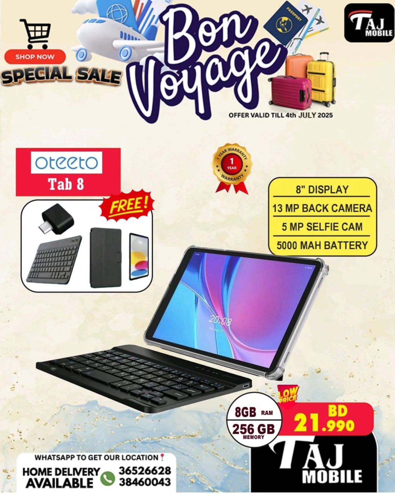 Page 51 |Bon Voyage offers at Taj Mobiles Bahrain