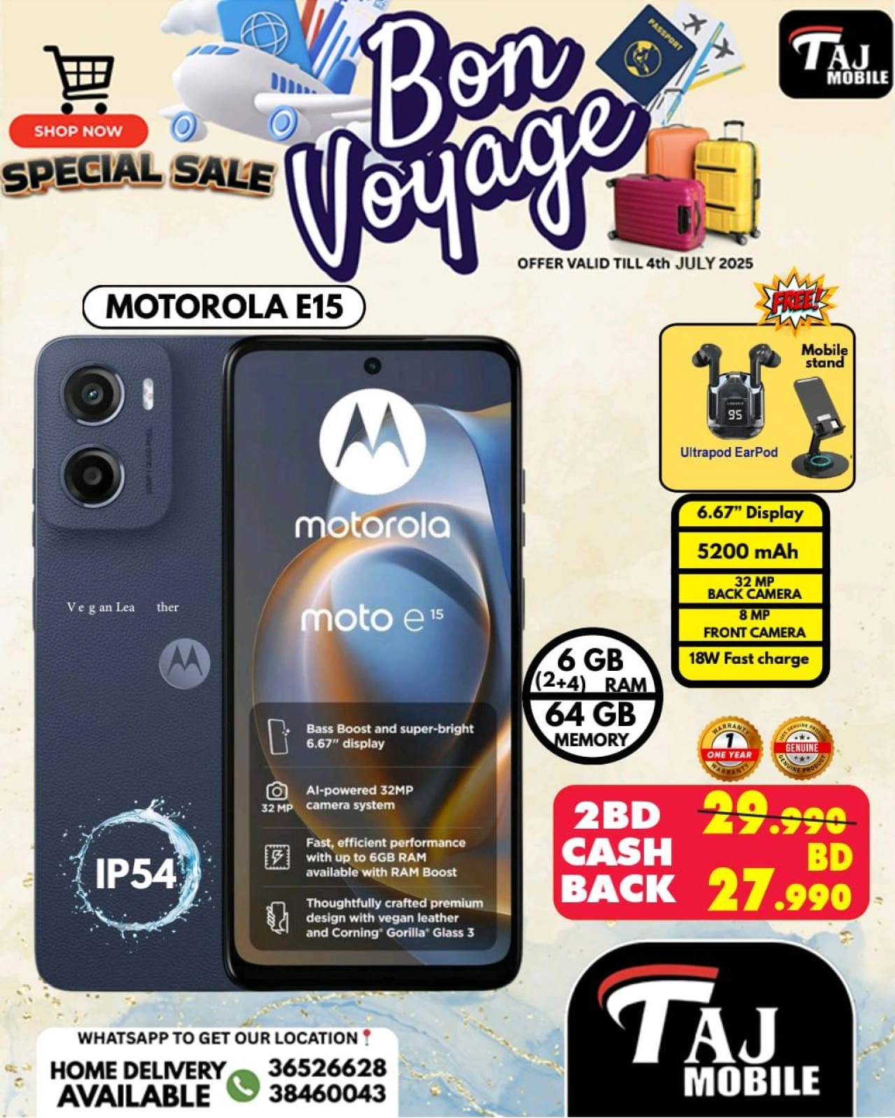 Page 13 |Bon Voyage offers at Taj Mobiles Bahrain