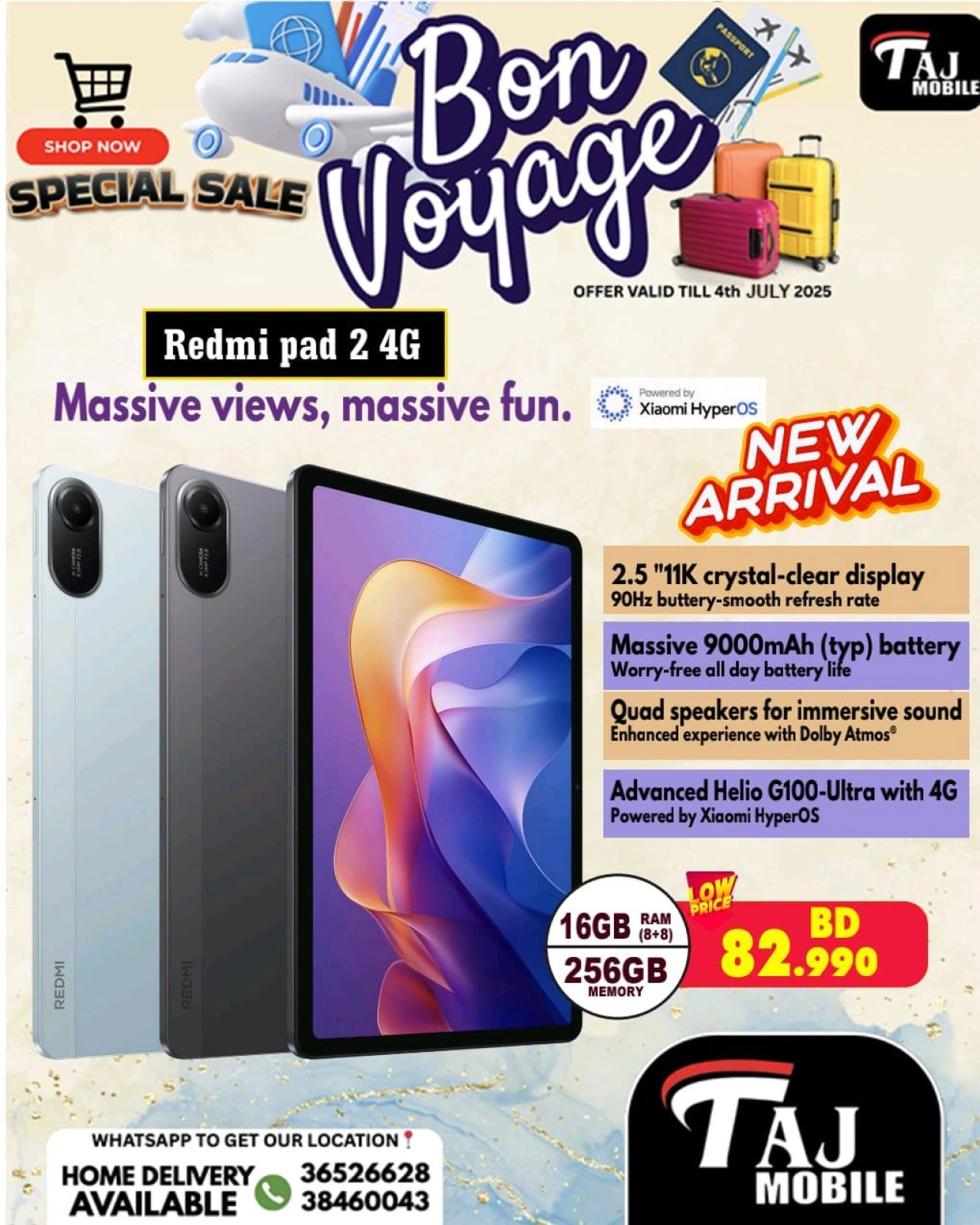 Page 55 |Bon Voyage offers at Taj Mobiles Bahrain
