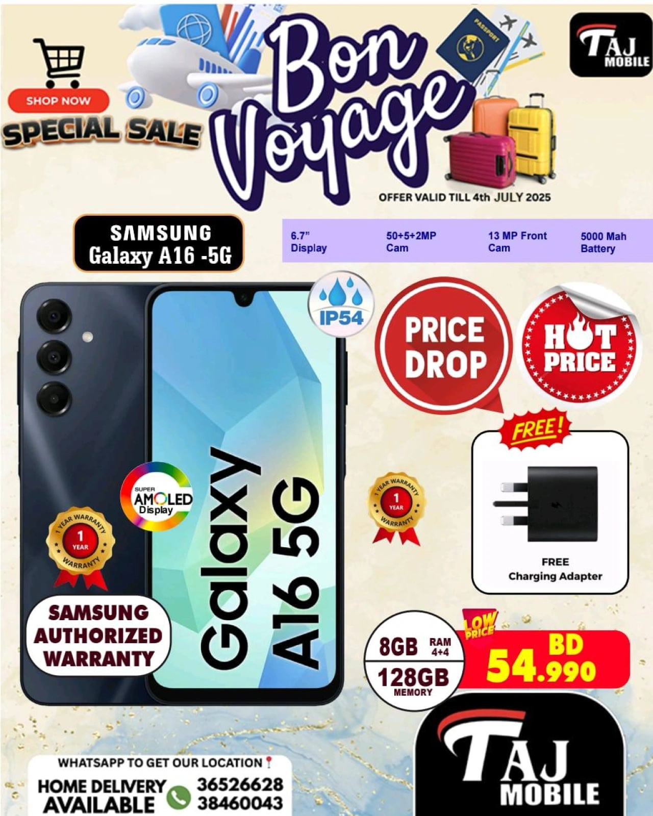Page 12 |Bon Voyage offers at Taj Mobiles Bahrain