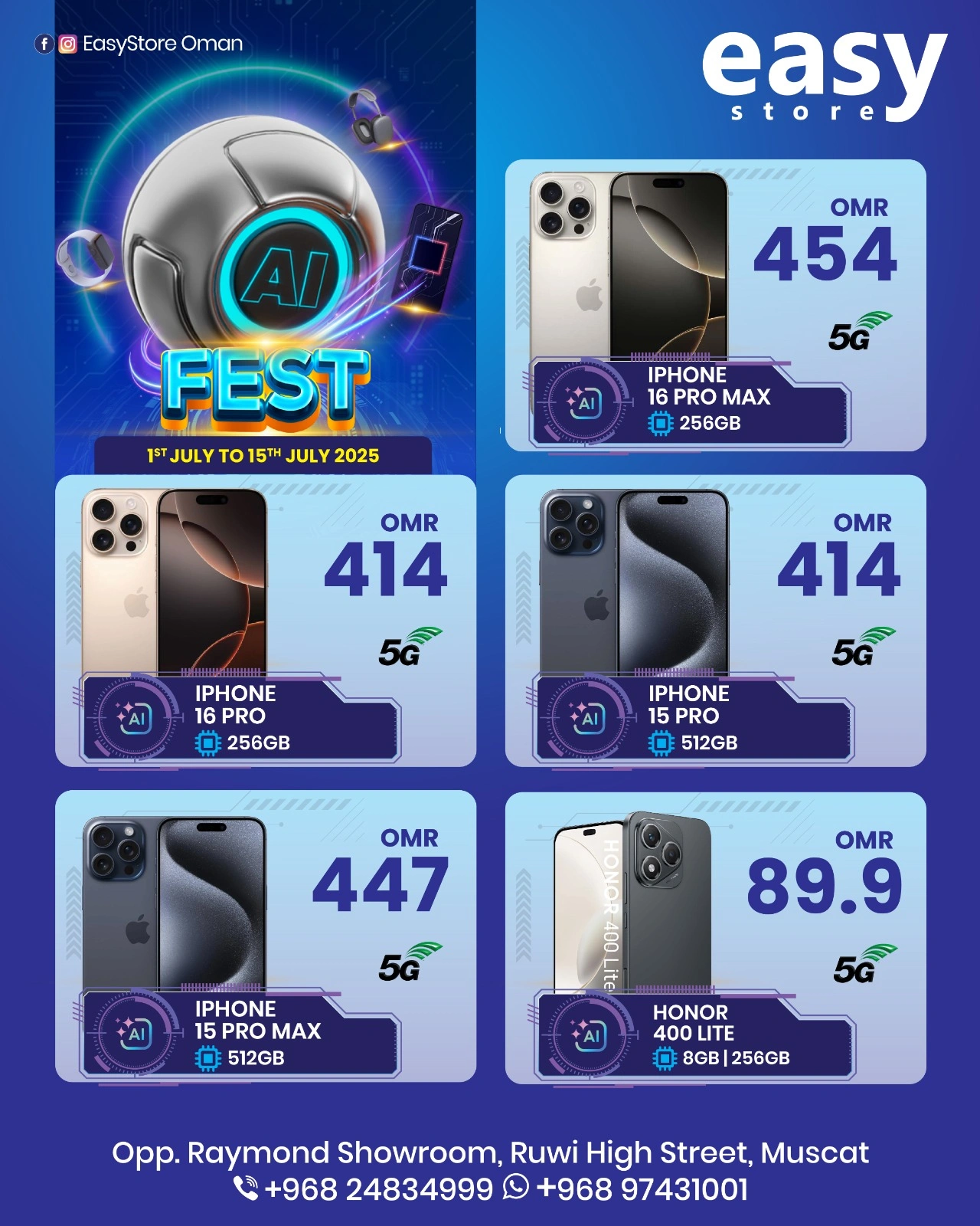 Página 1 en Ofertas de inteligencia artificial en tienda Easy Oman