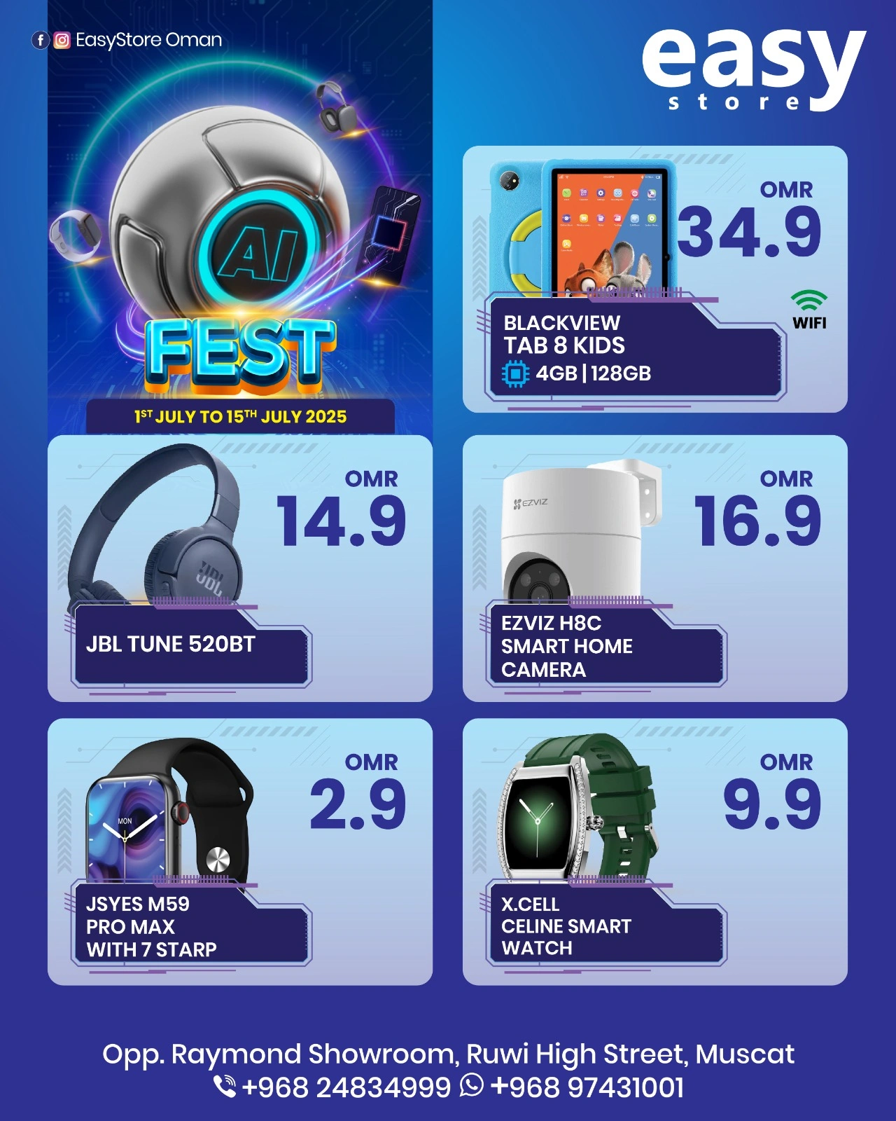 Página 1 |Festival de Inteligencia Artificial en tienda Easy Oman
