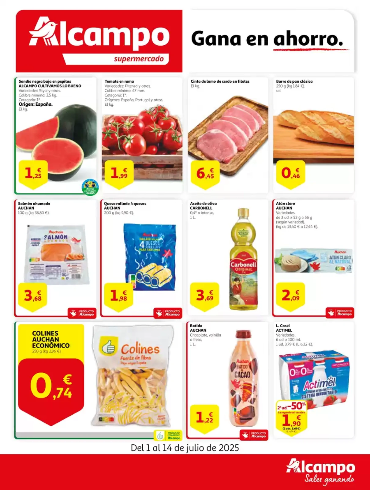 صفحة 1 |تخفيضات كبيرة لدي Alcampo إسبانيا