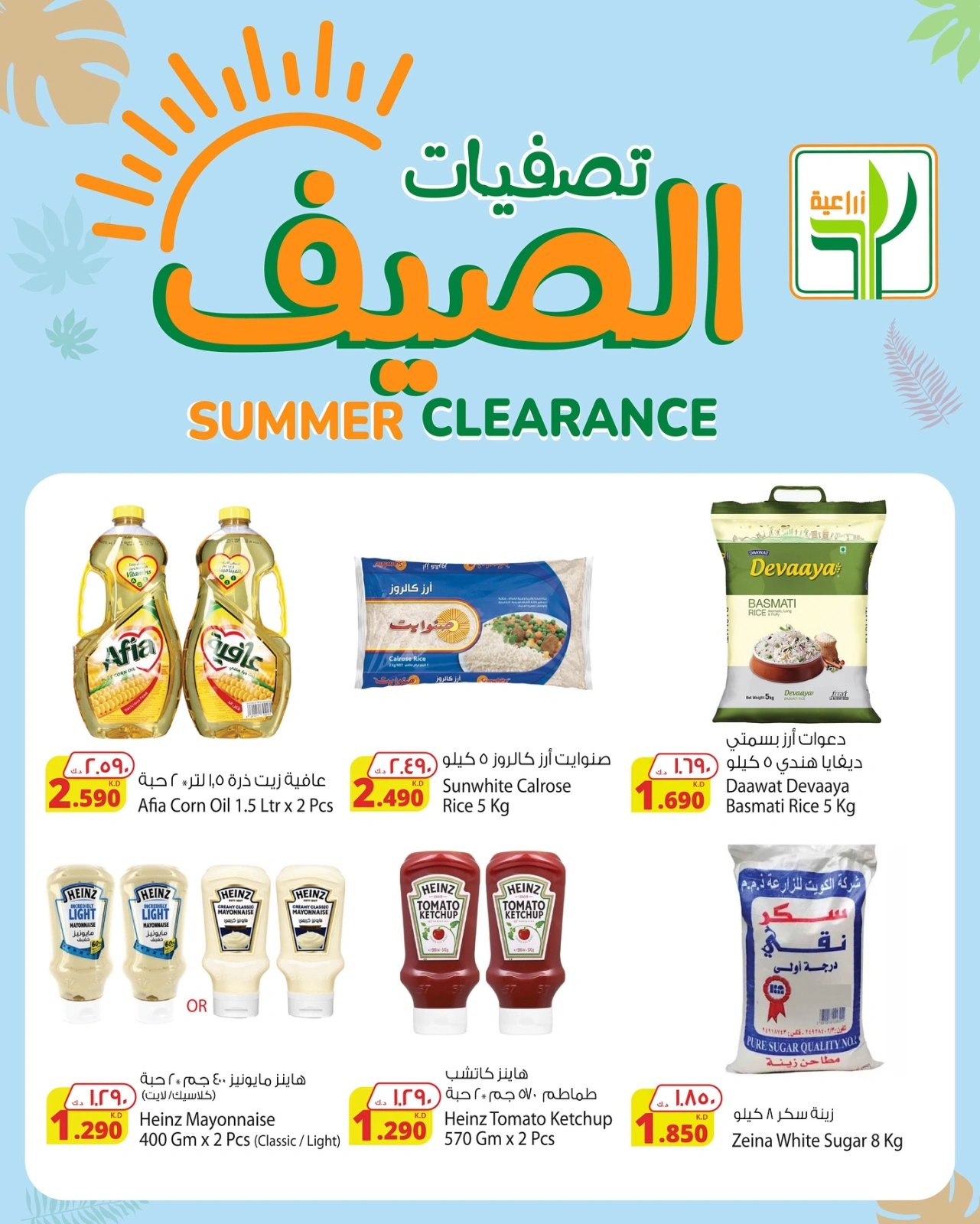 صفحة 1 |تصفيات الصيف لدي شركة المنتجات الزراعية الغذائية الكويت