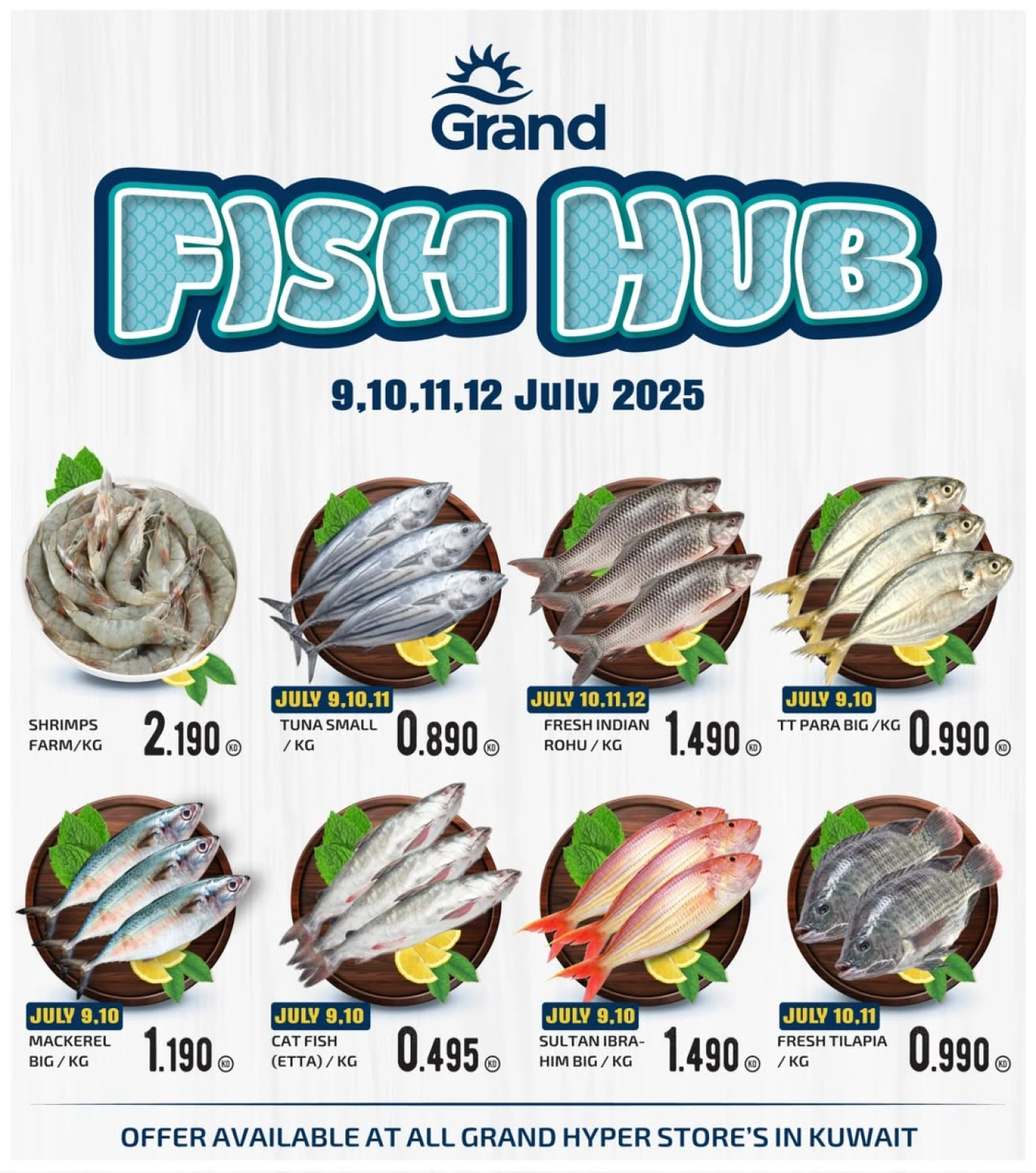 Page 1 |Seafood Deals at Grand Hypermarket Kuwait