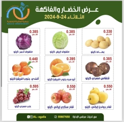 Page 5 in Vegetable and fruit offers at Alegaila co-op Kuwait