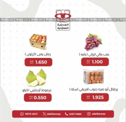 Page 9 in Vegetable and fruit offers at Adiliya coop Kuwait