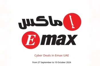 Cyber Deals in Emax UAE from 27 September to 10 October